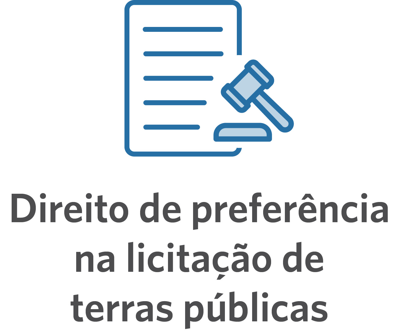 Direito de preferência na licitação de terras públicas